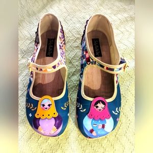 Hot Chocolate Shoes, Chocolaticas, Russian Nesting Doll shoes